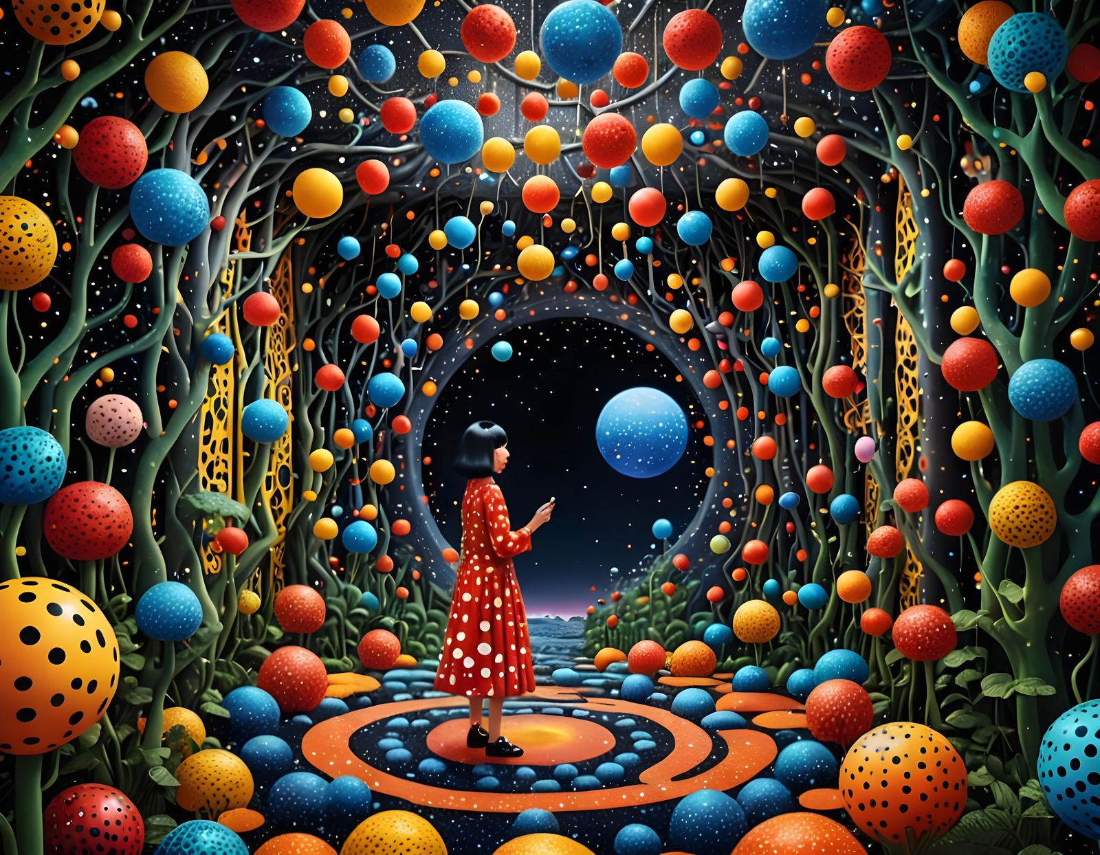 Celestial Labyrinth Shimmers with Whimsical Stardust