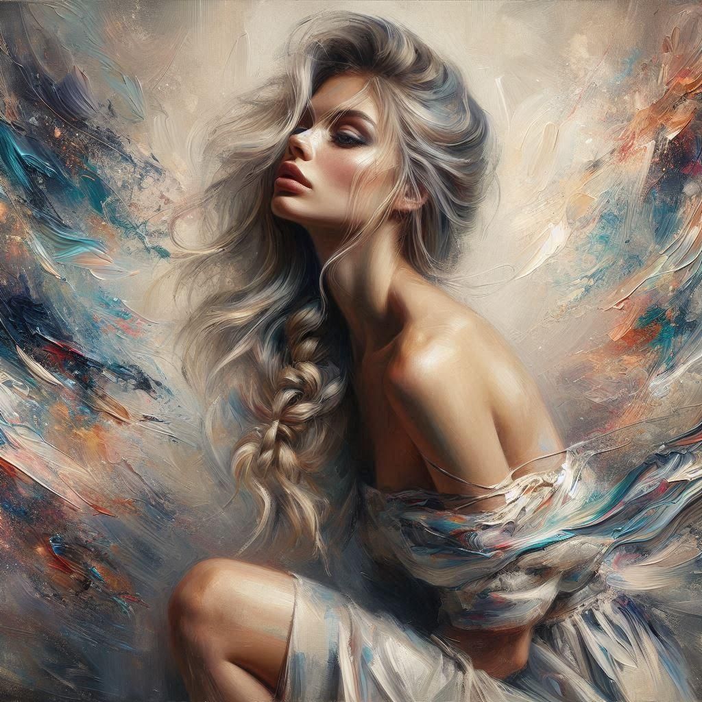 Classic Oil Painting Generated by AI