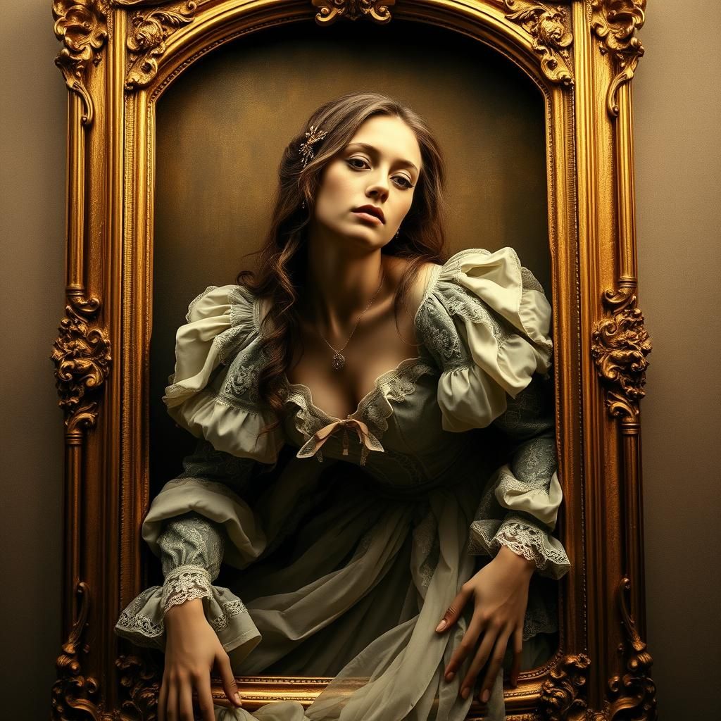 Renaissance Maiden Escapes Her Baroque Frame