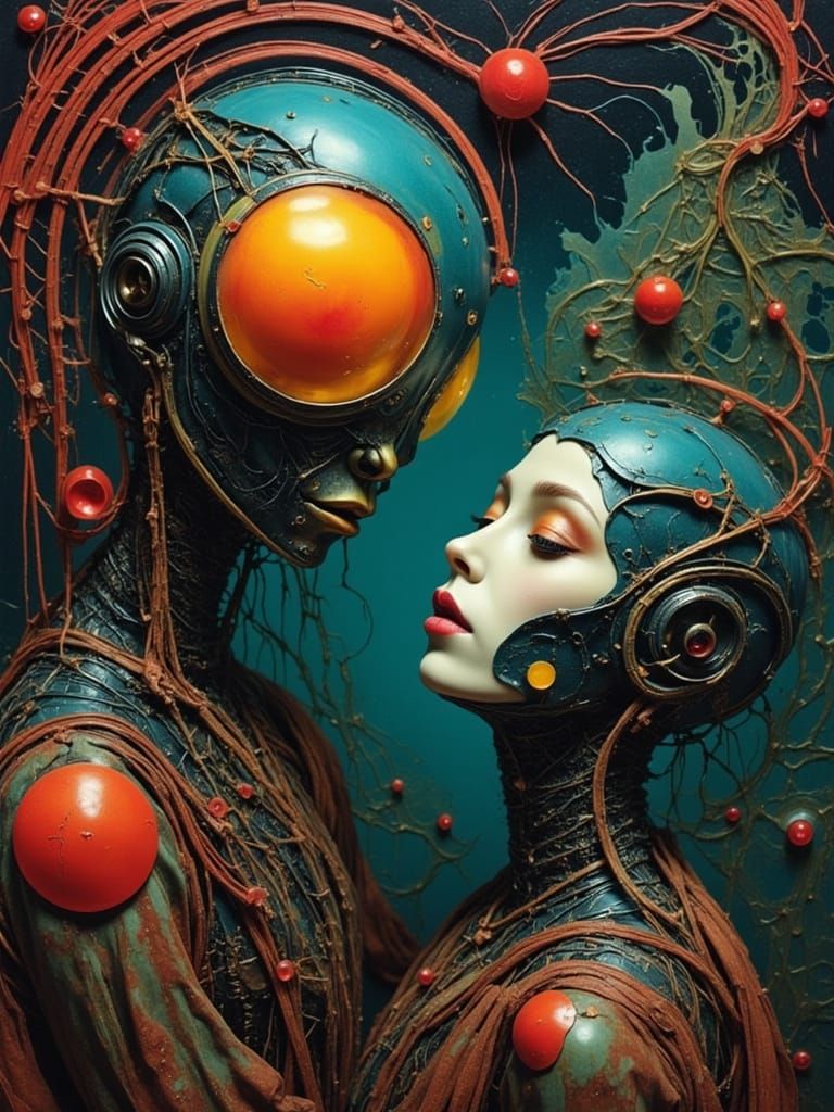 Aliens Recognize Humanity in Concept Art Portrait