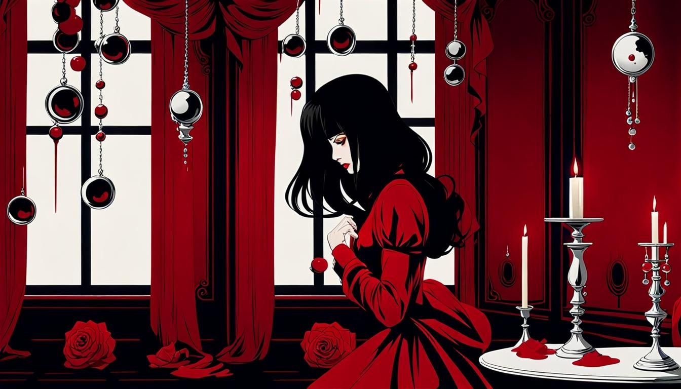 Disturbing Visions: A Dark Academia Horror Scene