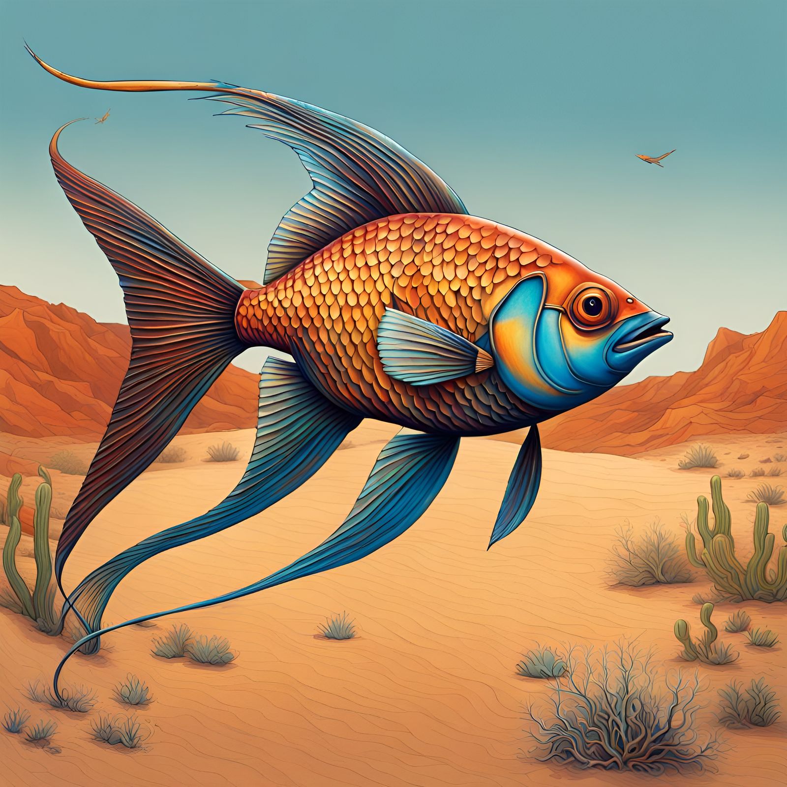 Fish Out of Water: A Desert Fantasy