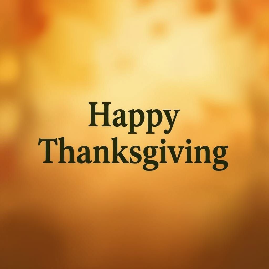 Happy Thanksgiving Autumn Leaves Postcard