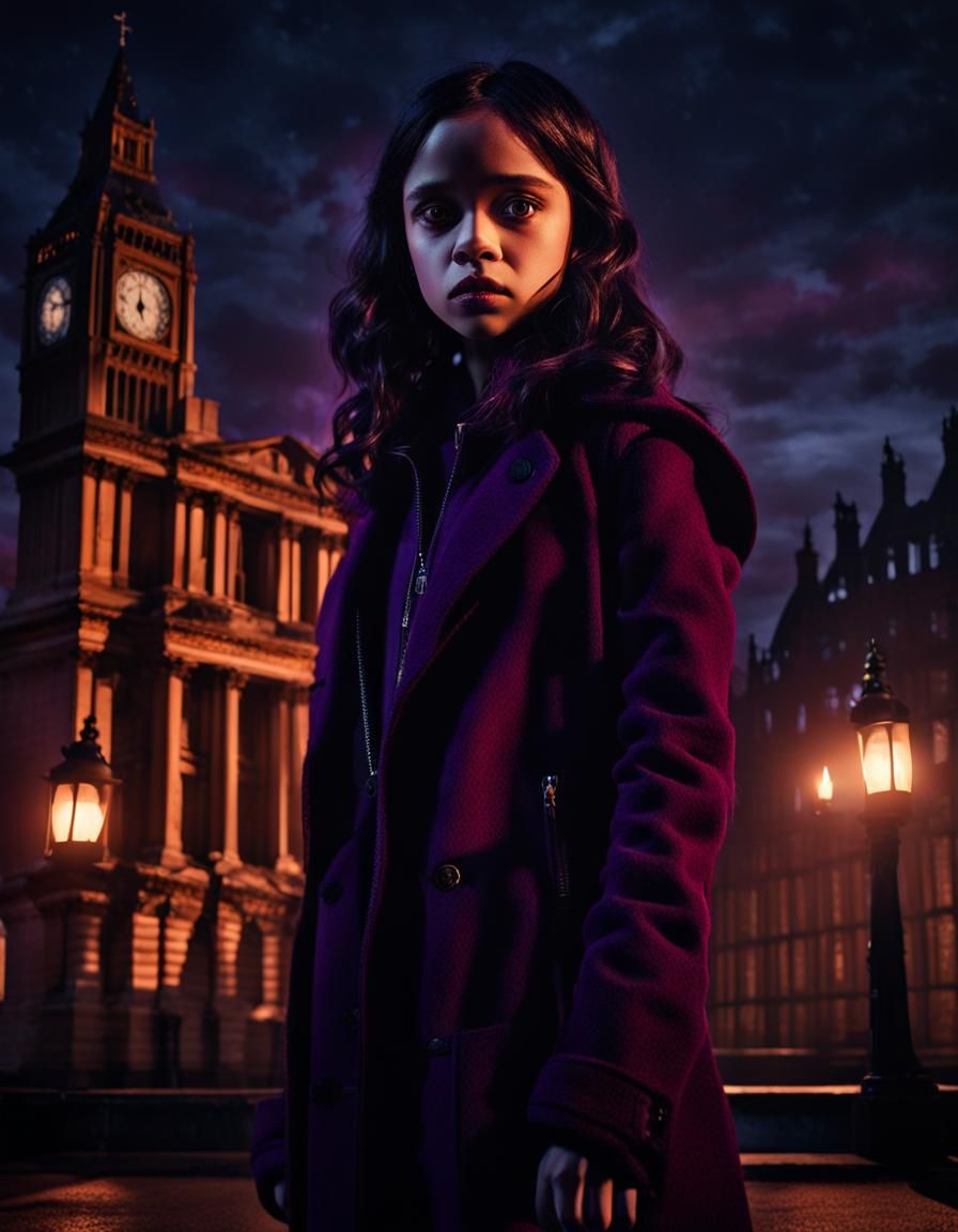 Jenna Ortega as Gothic Mina Harker in Dark London