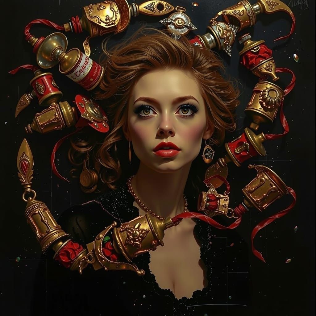 Glorious Hyperrealistic Sculpture in Vivid Colors