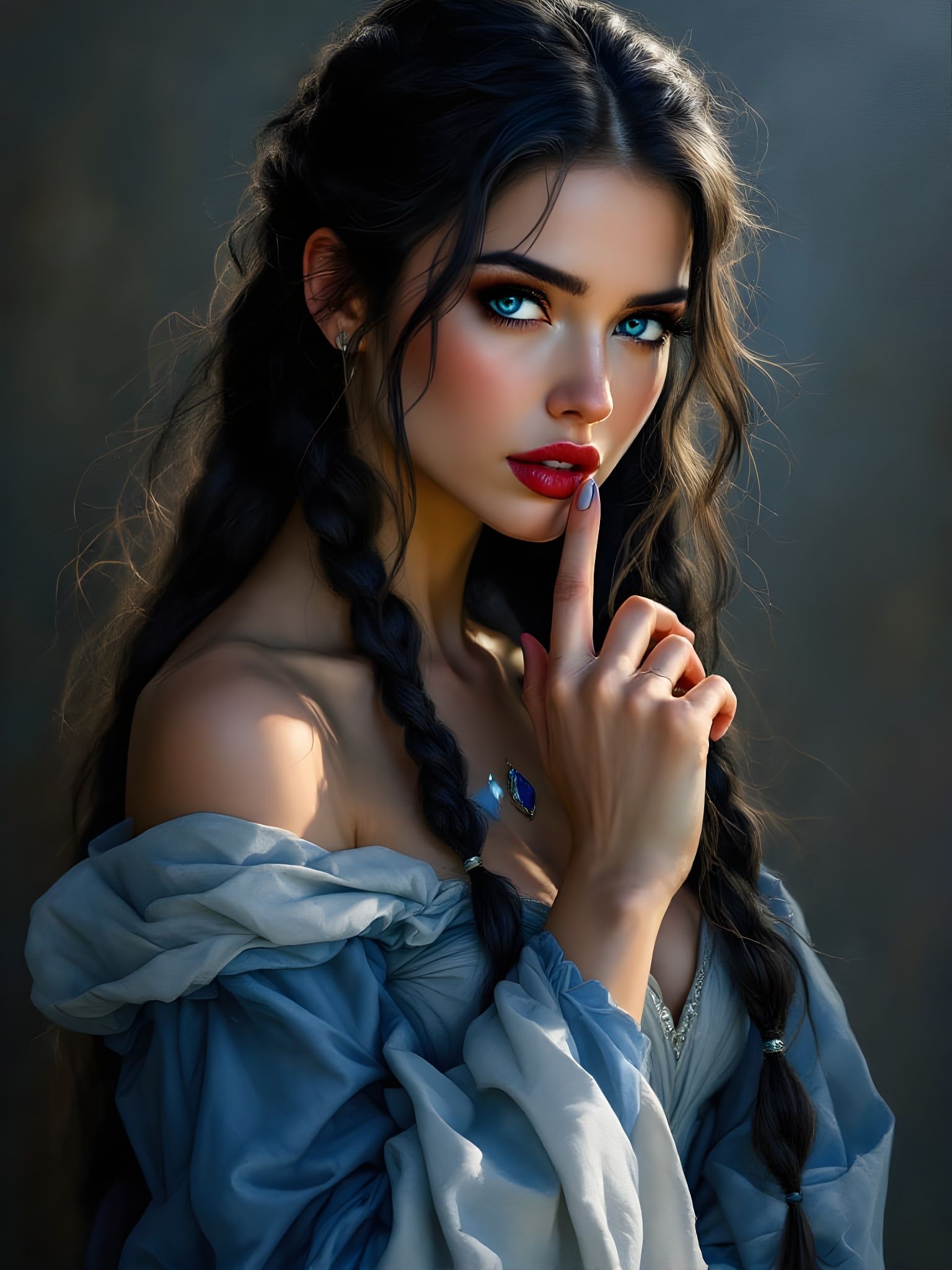 Ethereal Norse Goddess in Cinematic Oil Painting