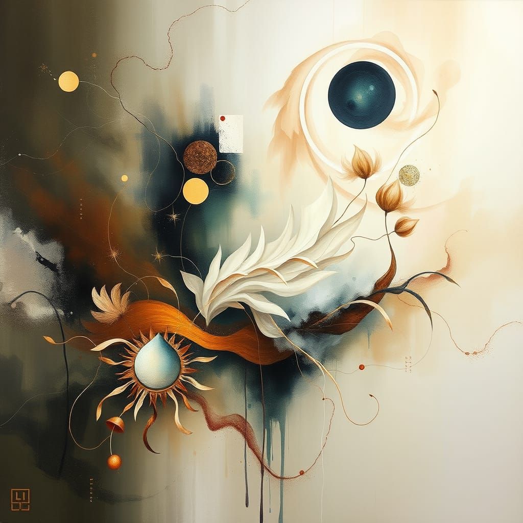 Ethereal Abstractions in Soft, Luminescent Hues