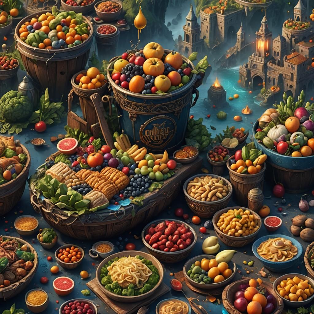 World Food Day Fantasy Concept Art