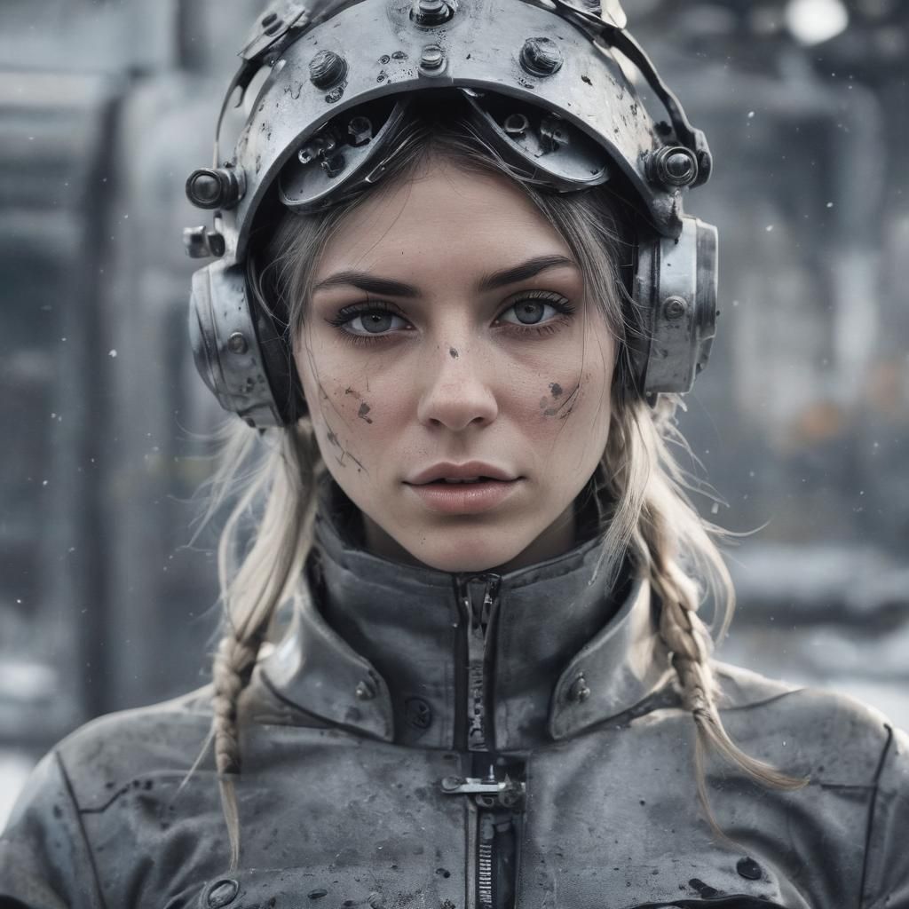 Mechanical Woman: Industrial Winter Art