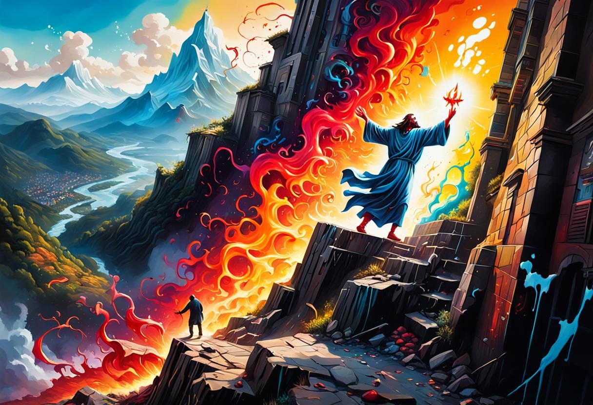 Satan Blinded by Light: Graffiti Art