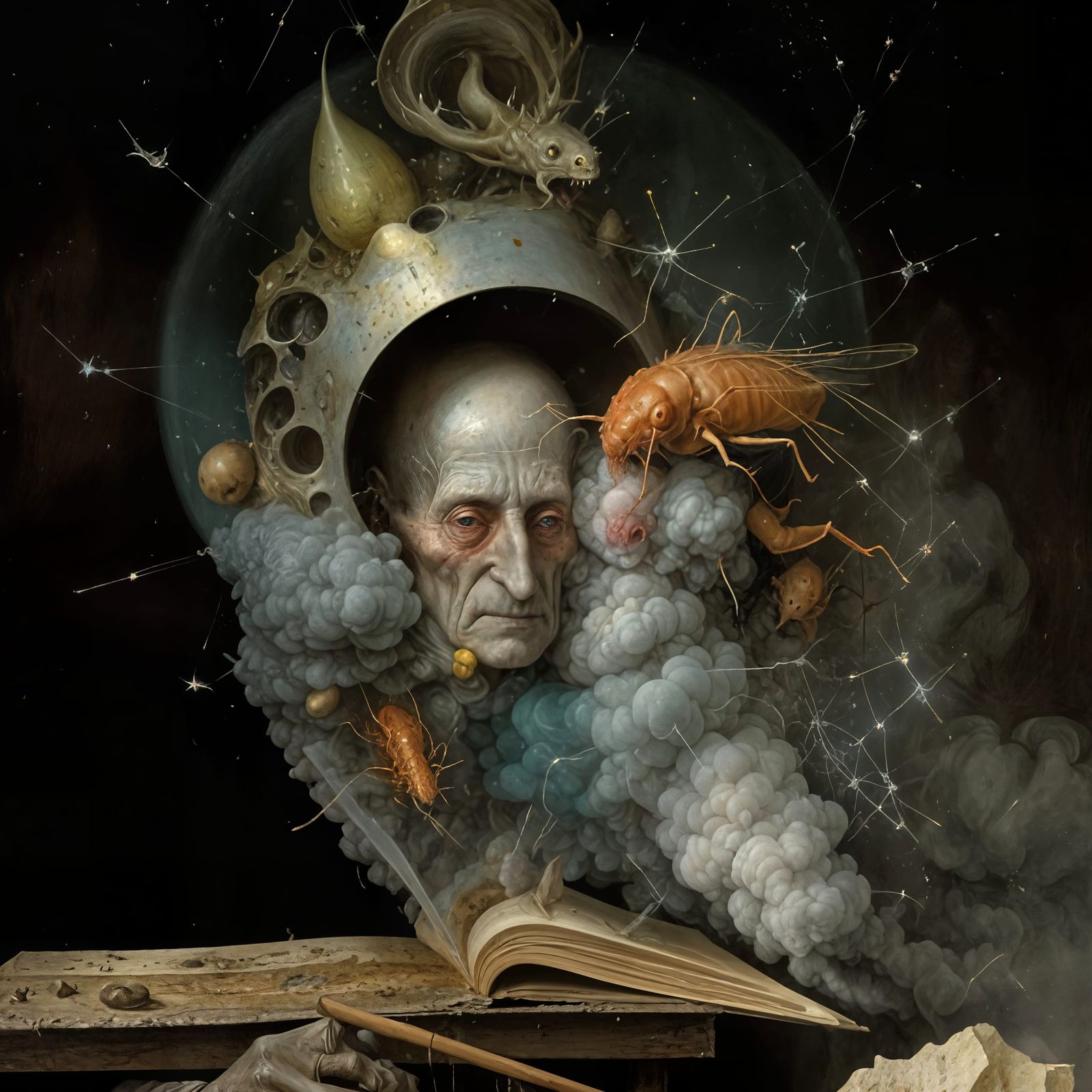 A careful 'Person of Magic'(PoM) is triggering Spells that were hidden in the book - 3 death-traps and others, less host...