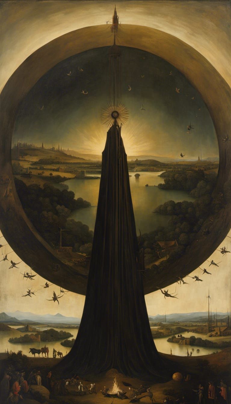 Black Sun Dawn: Early Netherlandish Oil Painting