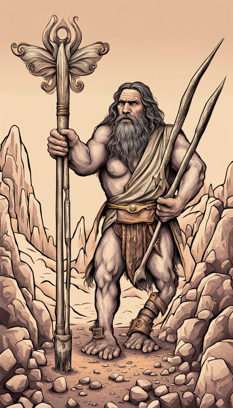 Caveman Artist Depicts Bison and Horse Hunt in Firelit Cave