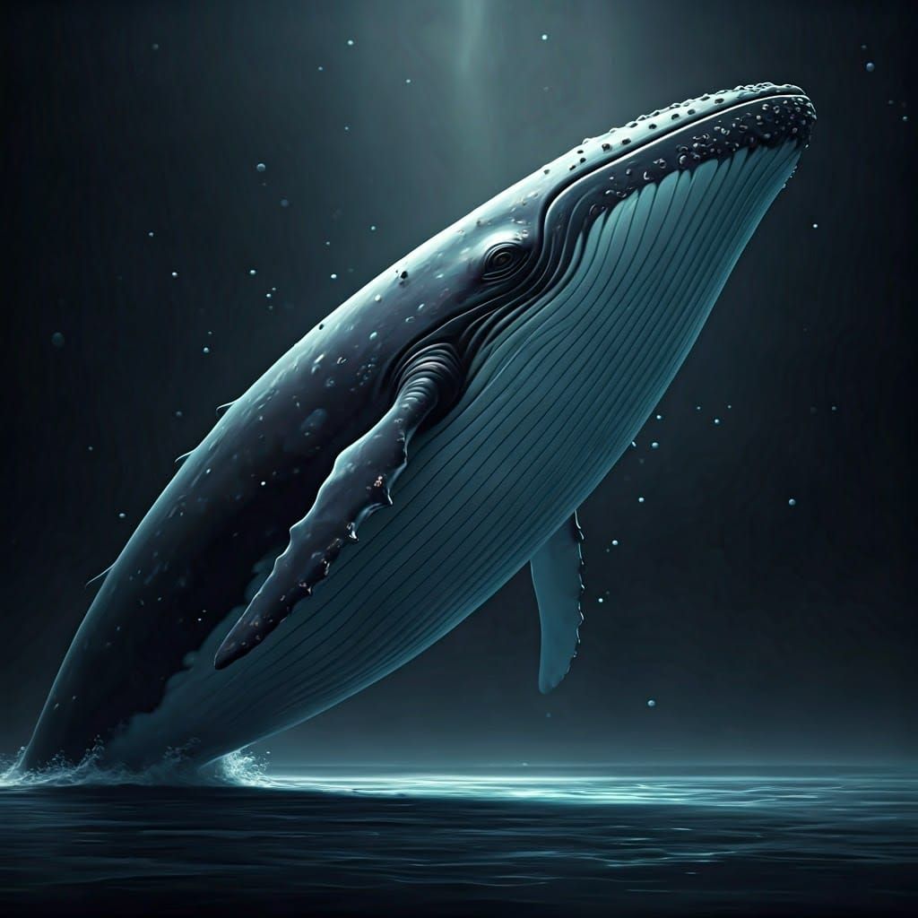 Surreal Chocolate Whale Hybrid in Detailed Digital Art