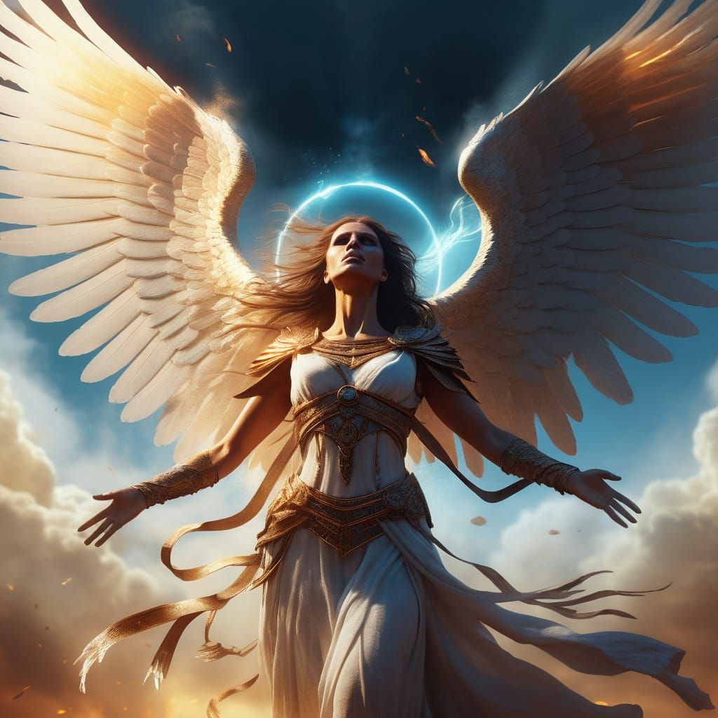 Angel of the Skies: Ethereal Guardian of the Soul