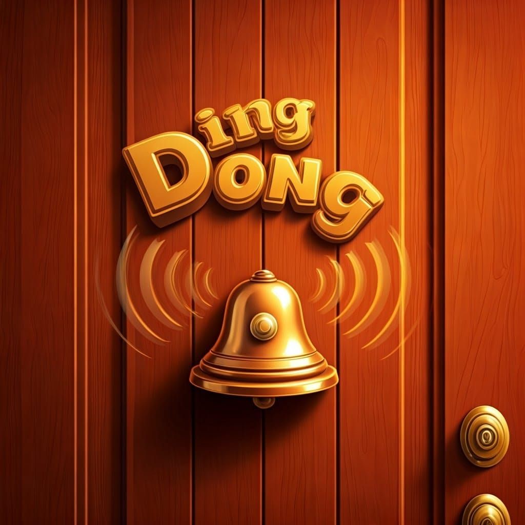 Doorbell Sound Effect in Illustrative Style