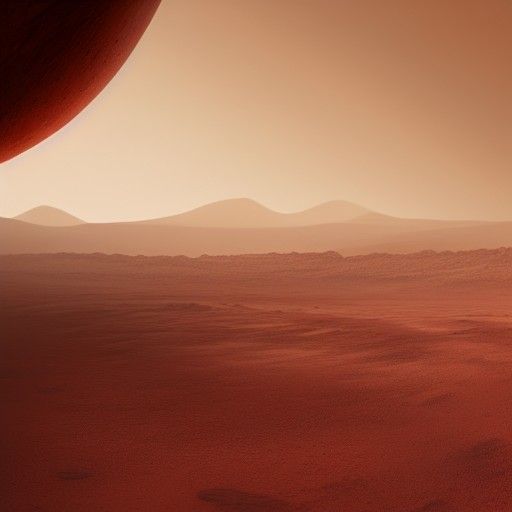 Detailed Matte Painting of Life on Mars