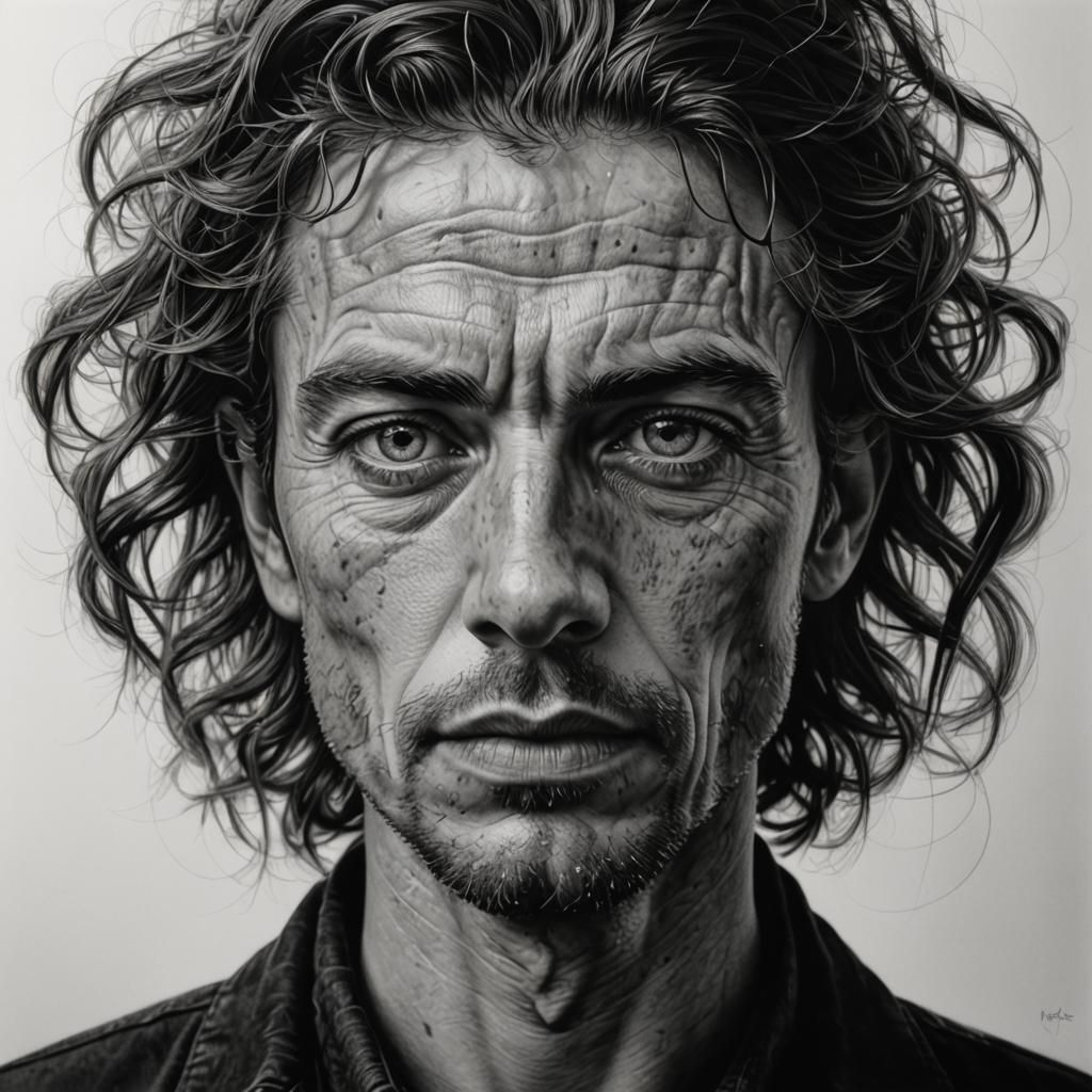 Hyperrealist Portrait Drawing