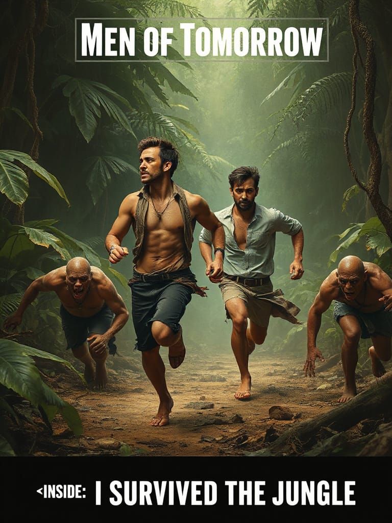 Jungle Chase: Pulp Fiction Magazine Cover