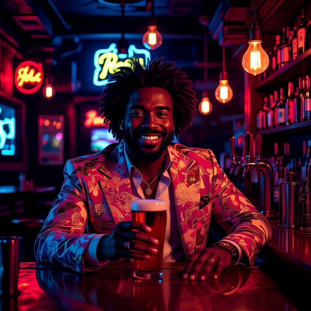 Psychedelic Beer Scene in Brooklyn