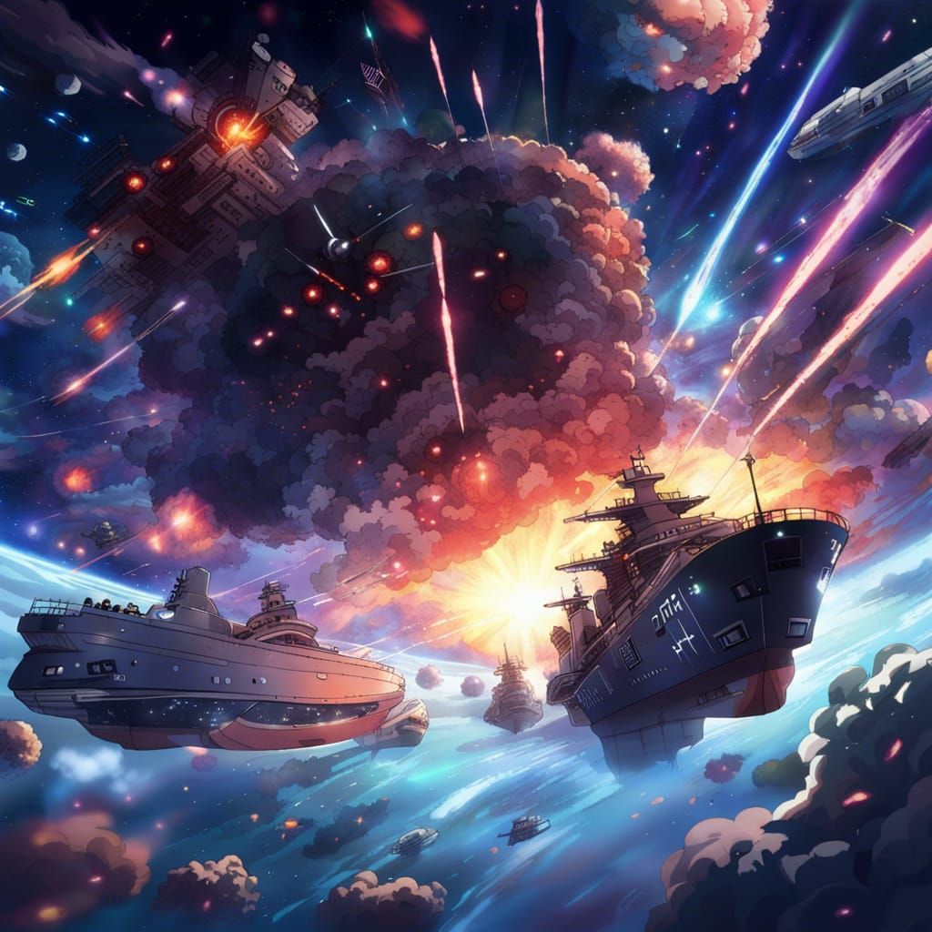 Pirate Fleets Clashing