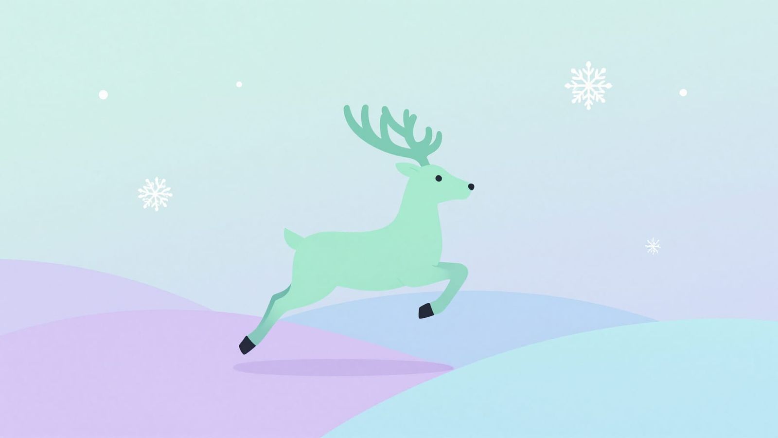 A whimsical reindeer