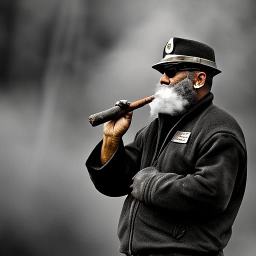 Smoking coal miner v3
