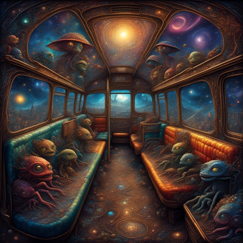 Alien Party Bus
