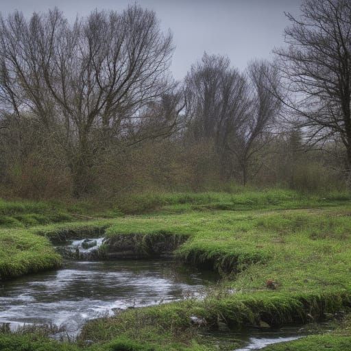 Abandoned Metropolis Overgrown with Nature's Fury