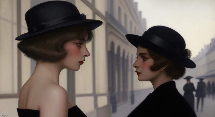 Fashion Illustration: Shadows and Silhouettes of 1920s Paris