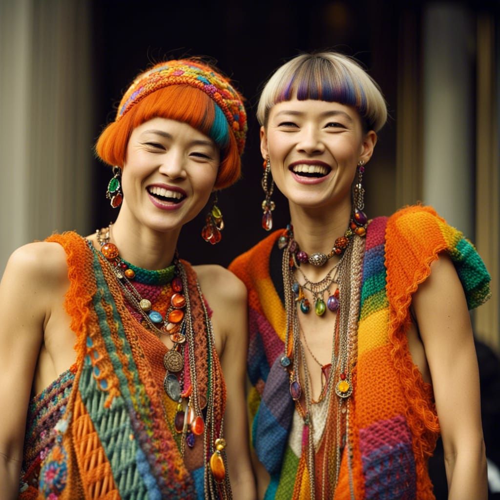 1920s London: Boho Punk Models in Vogue Style