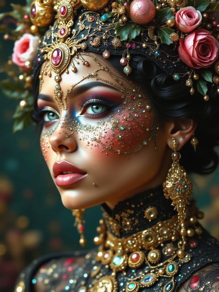 Rose Wrapped in Gold