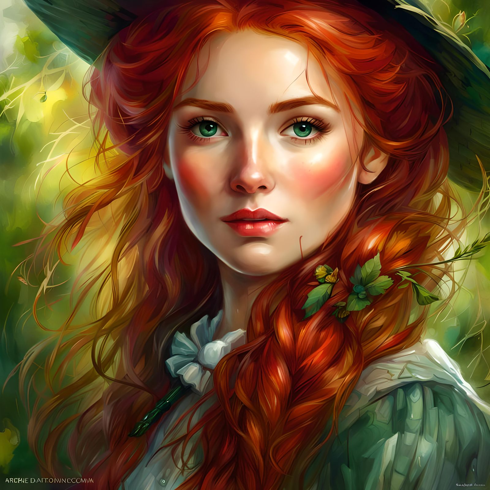 Anne of Green Gables in Vibrant Metallic Colors