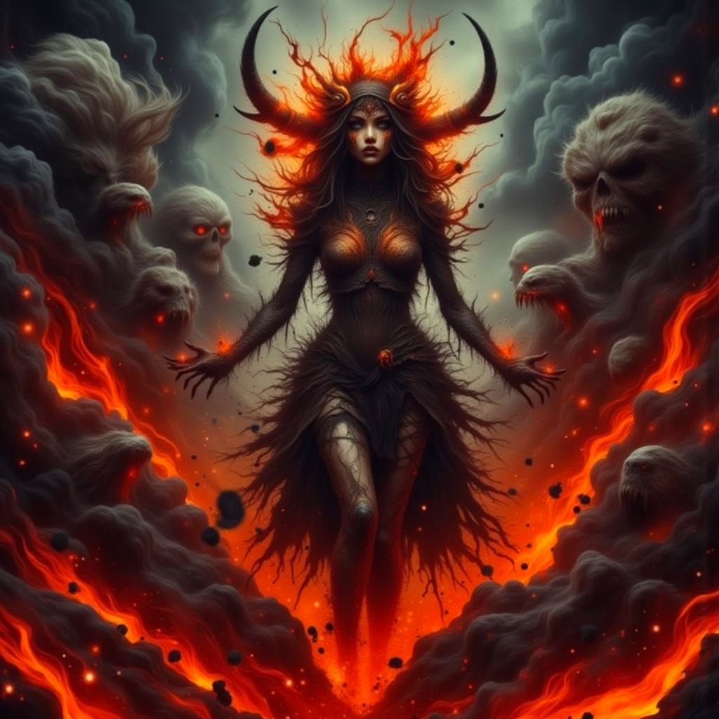 Ethereal Demons Emerge from Hellish Valley