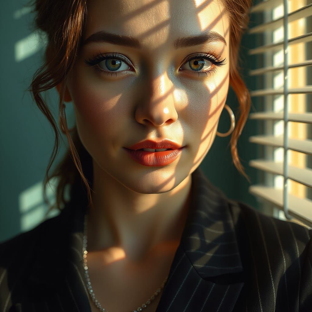 Elegant Portrait in Soft Light