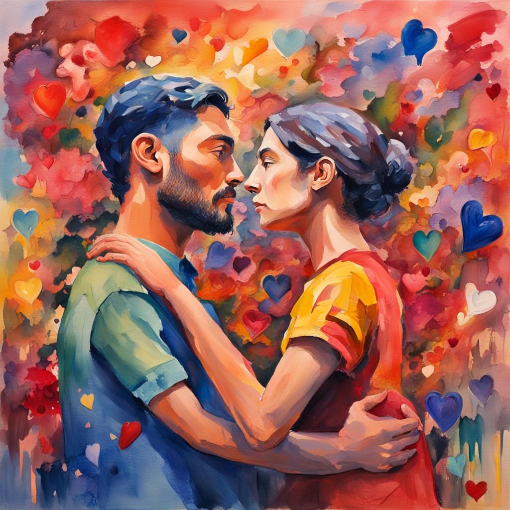 Love is a Many-Gendered Thing in Gouache Style