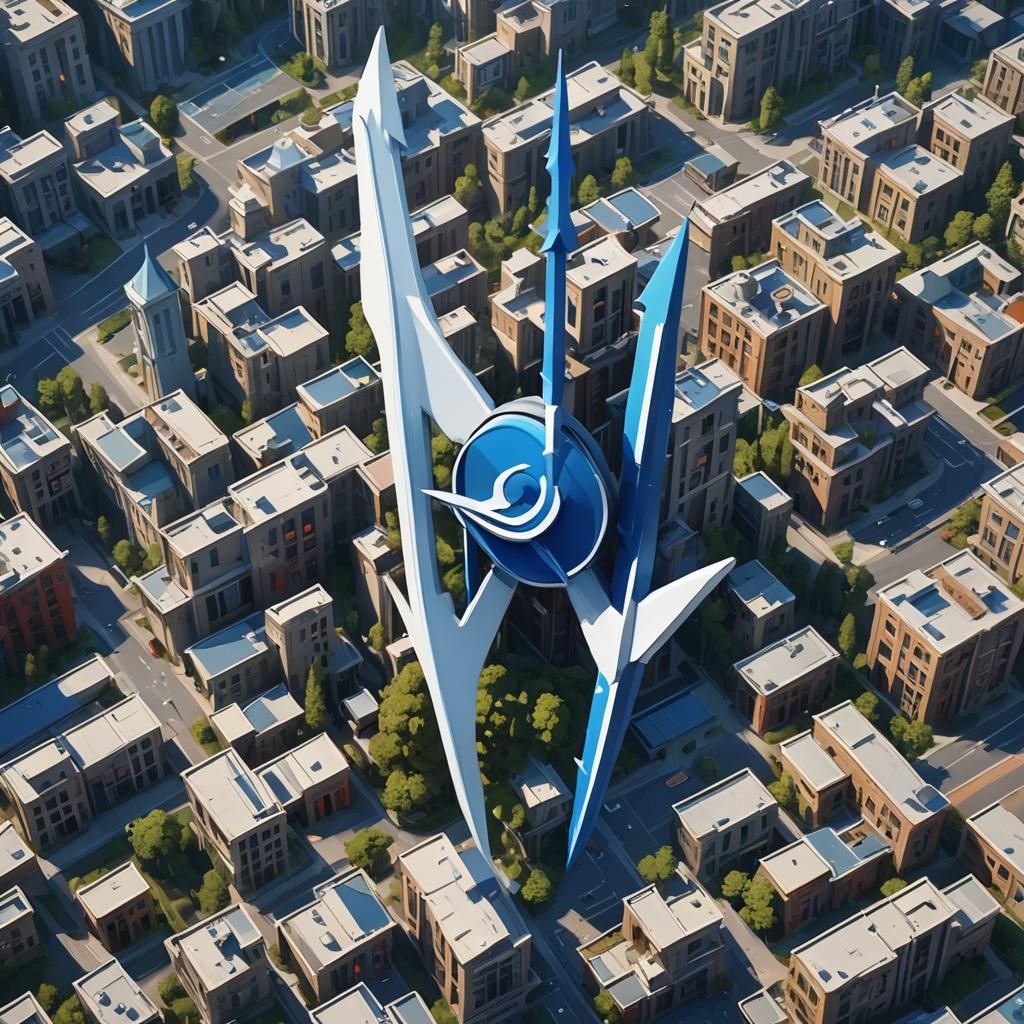 Workbnb Logo with Stylized Location Icon in Unreal Engine 5 ...