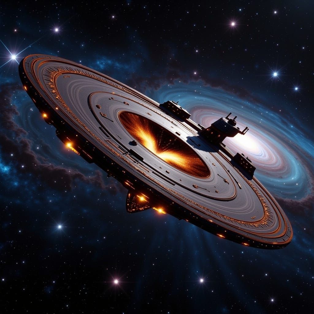 Cosmic Vortex in a Galaxy