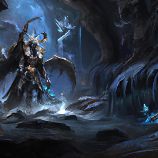 Malthael Dark Fantasy Concept Art in 8K