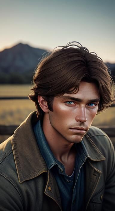 Cowboy Portrait in Natural Ambient Light