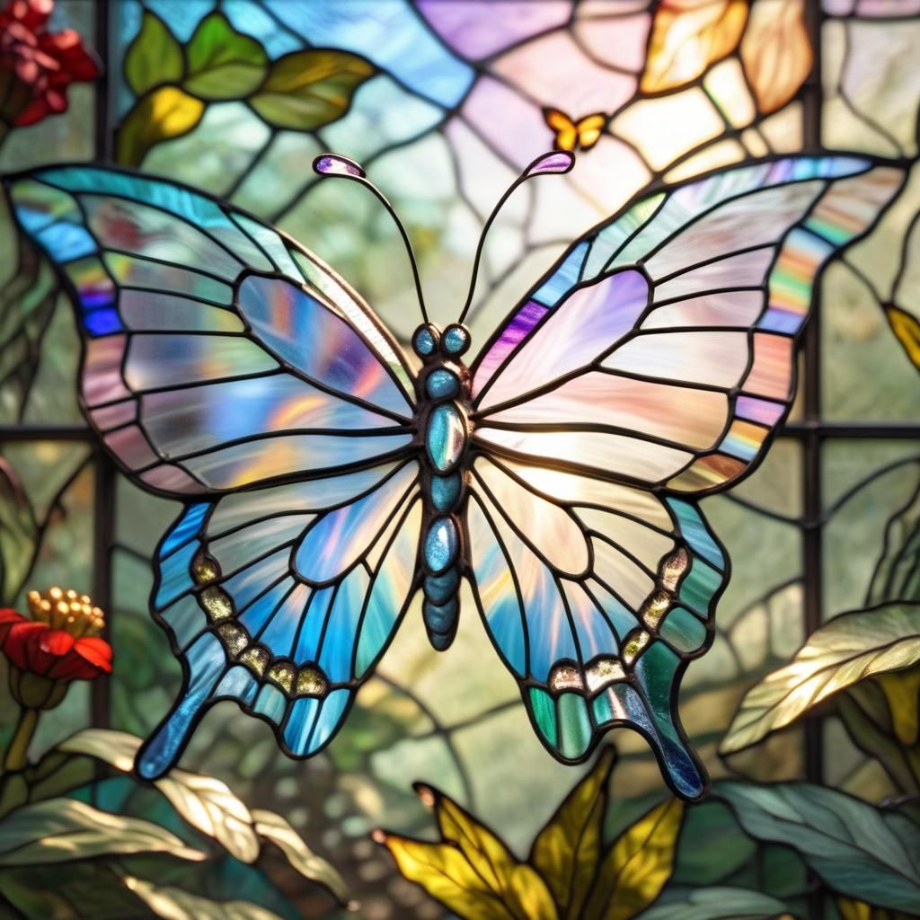 Stained Glass Butterfly