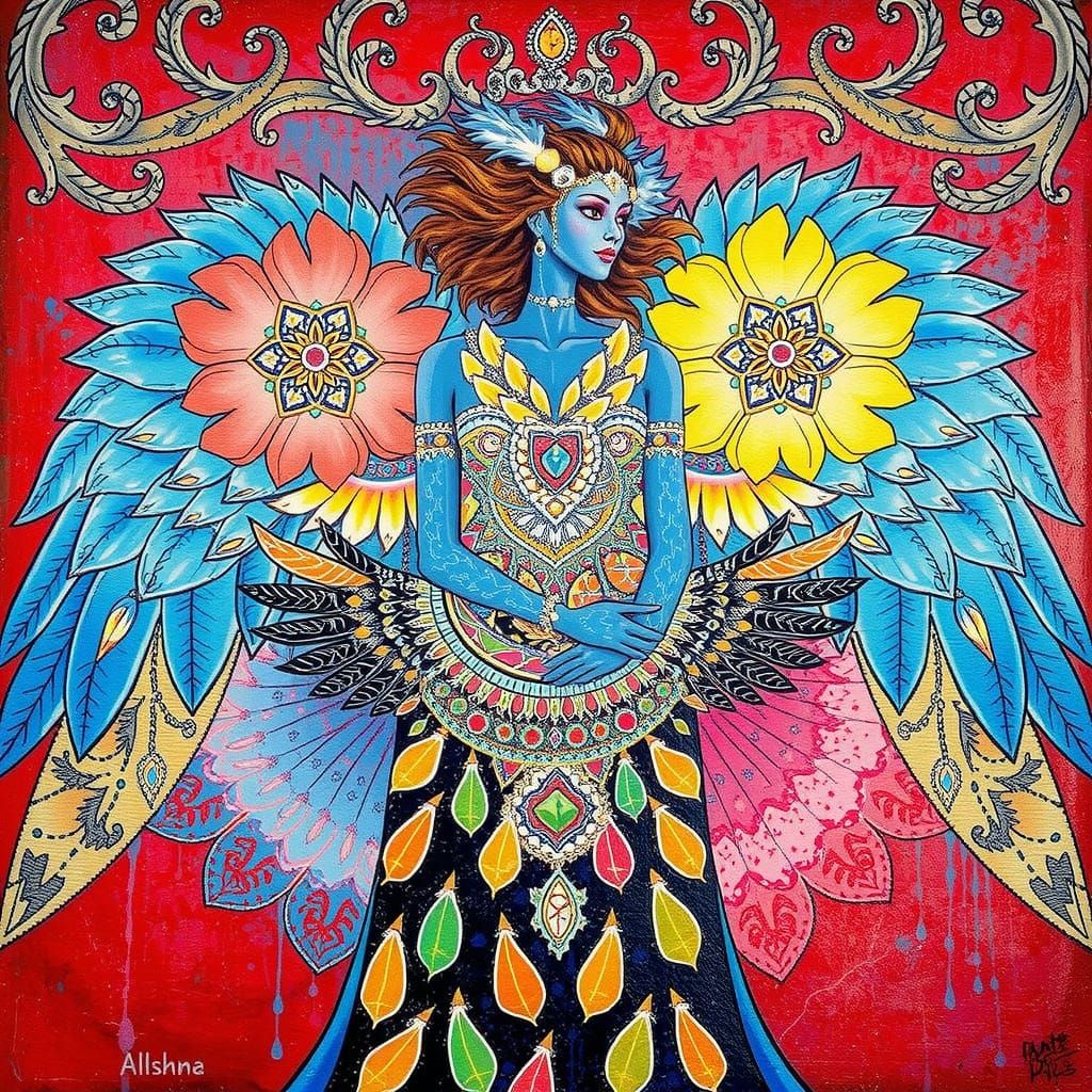 Feathered Woman: Courage, Beauty, and Strength
