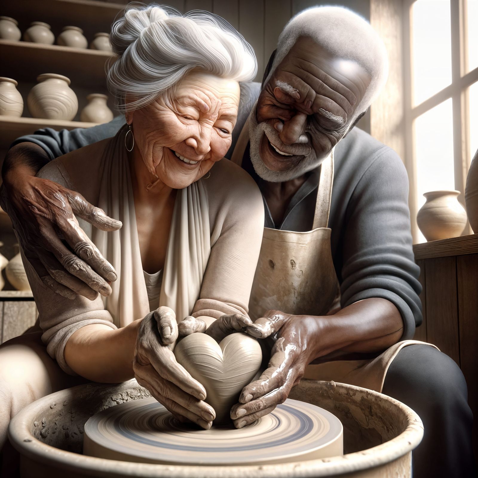 Love in Perfect Harmony: A Hyperrealistic Moment