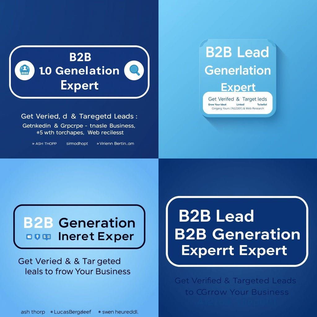 Modern Corporate Business Lead Generation Expert Banner