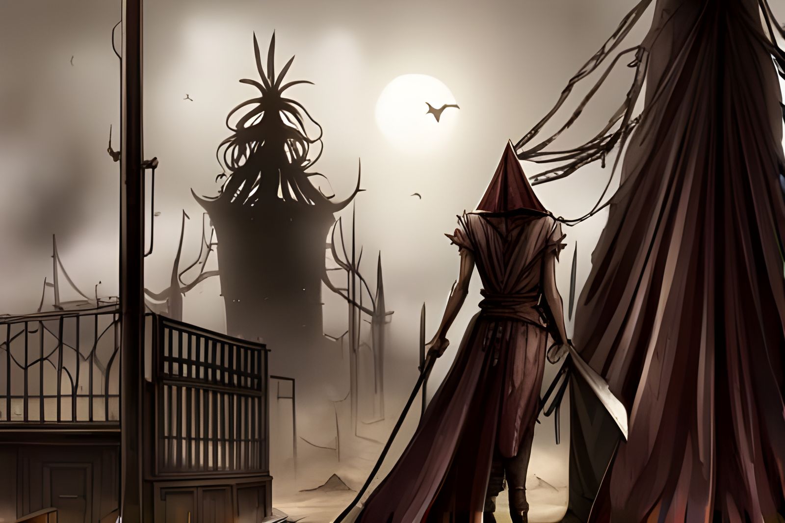 Pyramid head from Silent Hill,