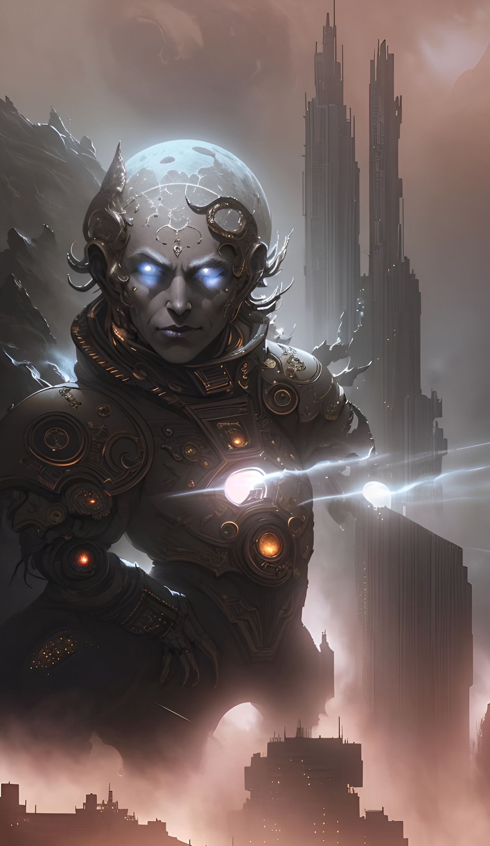 Lunar City: Epic Digital Matte Painting