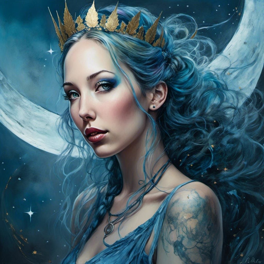 Surreal Fairy Portrait in Ethereal Light