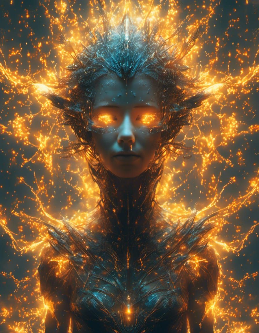 Fusion Nyx Amidst Desolation With Godlike Energy