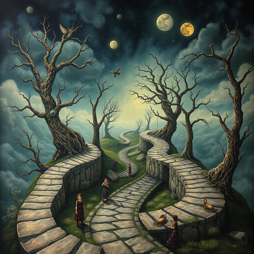 Symbolic Landscapes Converge in Mystical Realms