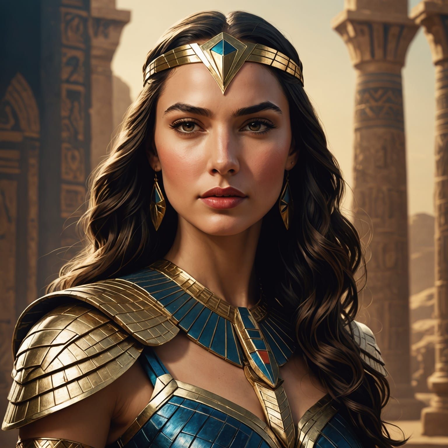 Egyptian Fantasy Princess Portrait